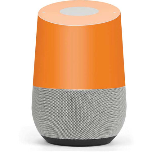 Orange Solid Google Home Skin